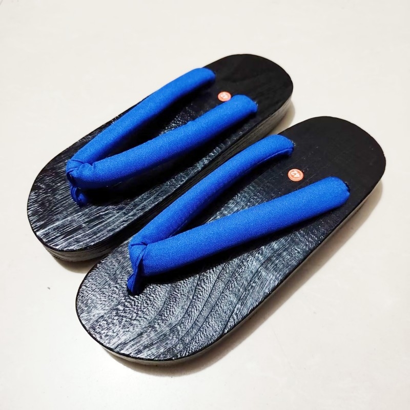 Női fa talpú papucs, anti kínai stílus, mindennapi slip-on szandálok, kötött felsőrész, textil bélés, EVA talp