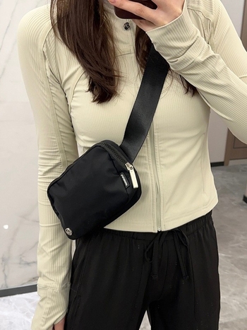 Unisex nylon torba za struk sa zipom i unutarnjom džepom