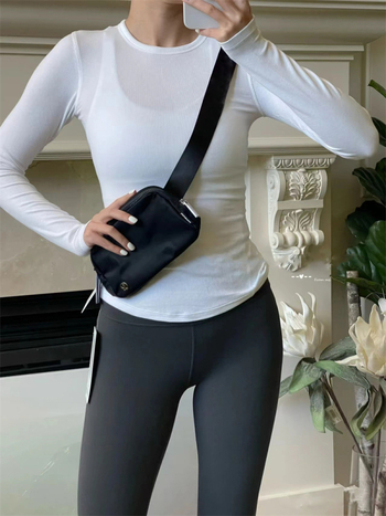 Unisex nylon torba za struk sa zipom i unutarnjom džepom