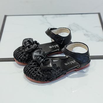 Dječje sandale za djevojčice, korejskog stila, PU gornji dio, Velcro kopča, gumena potplat, ljetne plažne cipele