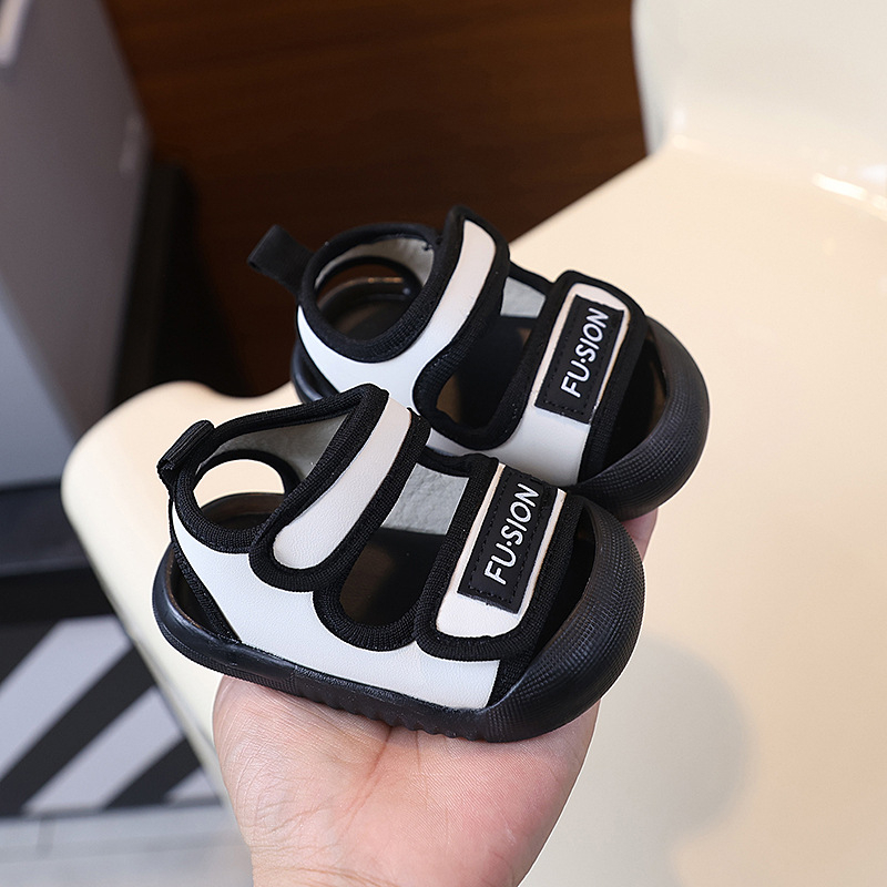 Sandale za djecu 12–36 mjeseci, unisex, sintetička koža, Velcro zatvarač, prozračne i protuklizne