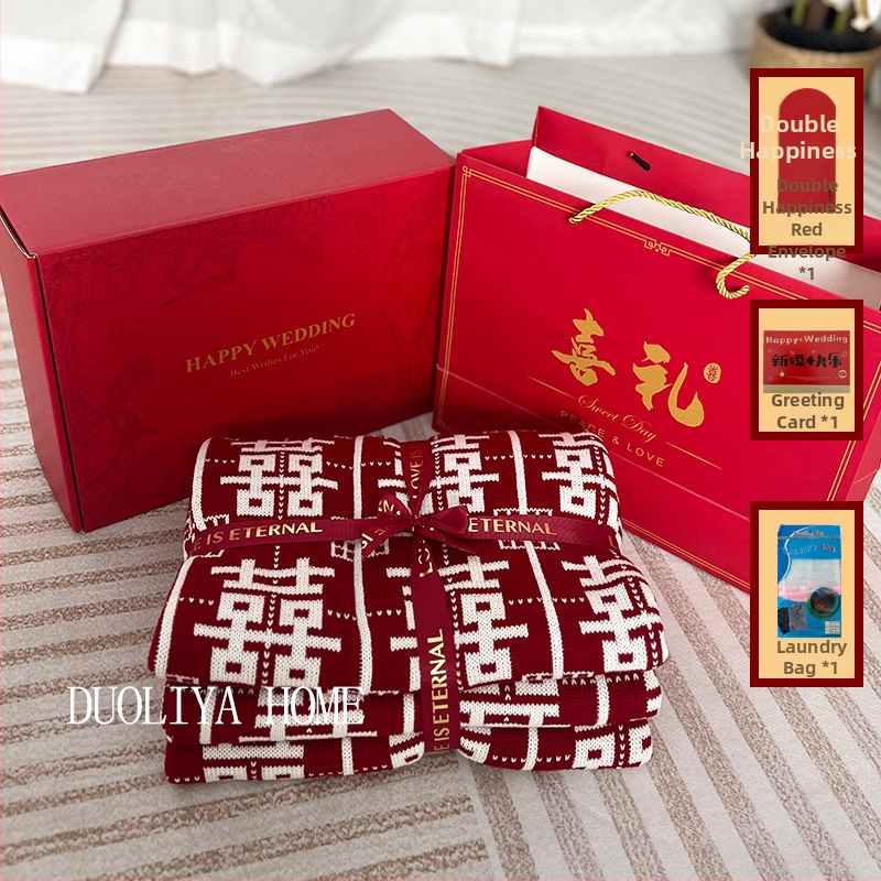 Svadobná deka z akrylových vlákien, 500-799 g, vhodná na všetky ročné obdobia, deka z vlákien