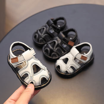 Dječje hodalne tenisice - sintetička koža, Velcro zatvarač, mekana potplata, prozračnost, protuklizne, ljeto, za 12-36 mjeseci