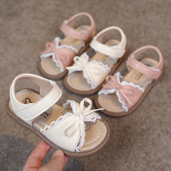Dječje sandale princeze s Velcro kopčanjem, gornji materijal umjetna koža, gumena potplat, okrugli vrh, ljetna upotreba