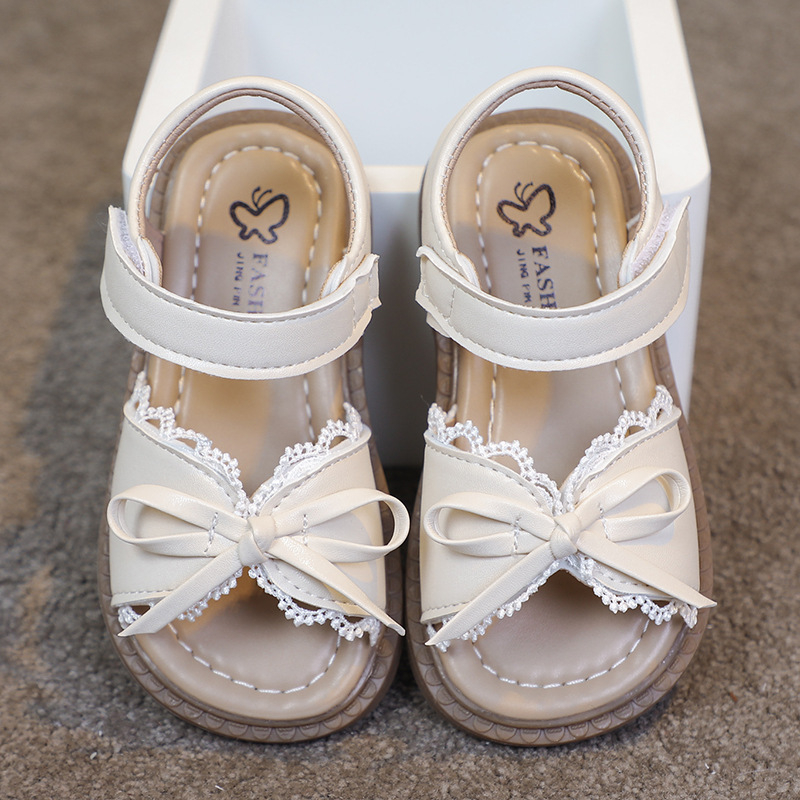 Dječje sandale princeze s Velcro kopčanjem, gornji materijal umjetna koža, gumena potplat, okrugli vrh, ljetna upotreba