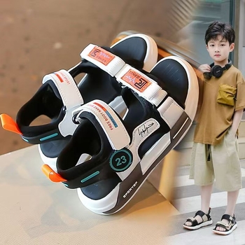 Dječje sandale za dječake - EVA gornji dio, gumeni potplat, zatvaranje na Velcro, uzrast 1–12 godina, proljeće 2025