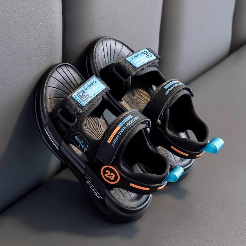 Dječje sandale za dječake - EVA gornji dio, gumeni potplat, zatvaranje na Velcro, uzrast 1–12 godina, proljeće 2025