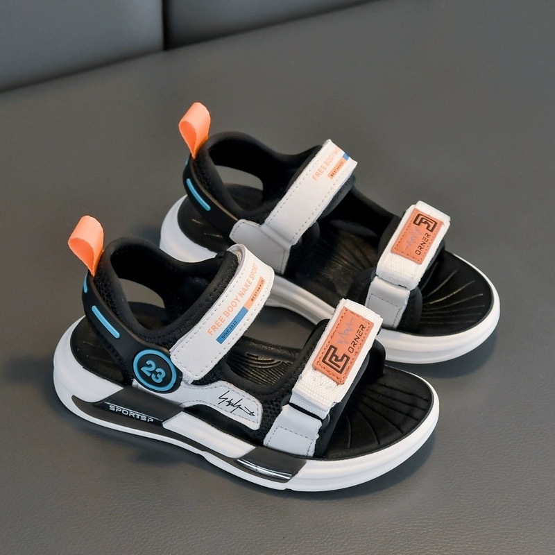 Dječje sandale za dječake - EVA gornji dio, gumeni potplat, zatvaranje na Velcro, uzrast 1–12 godina, proljeće 2025