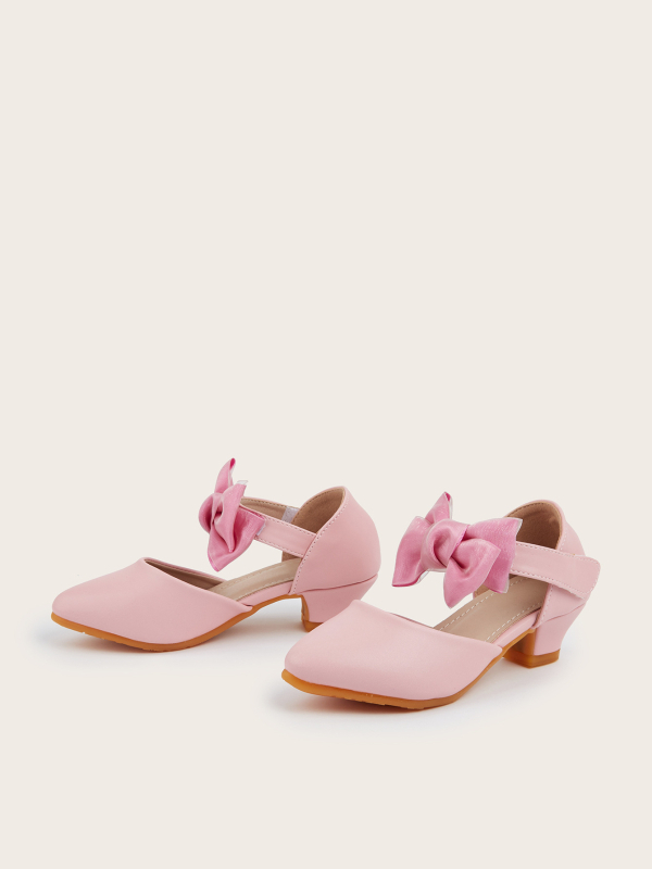 Dječje sandale s otvorenim dizajnom, gornji dio od ultrafine kože, Velcro zatvarač, gumena potplat, stil princeze, za djecu 4–12 godina