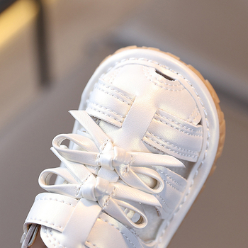 Lány Hercegnő Cipő - Koreai Stílus, Pillangó Csomó, Szintetikus Bőr, Légáteresztő, Csúszásmentes