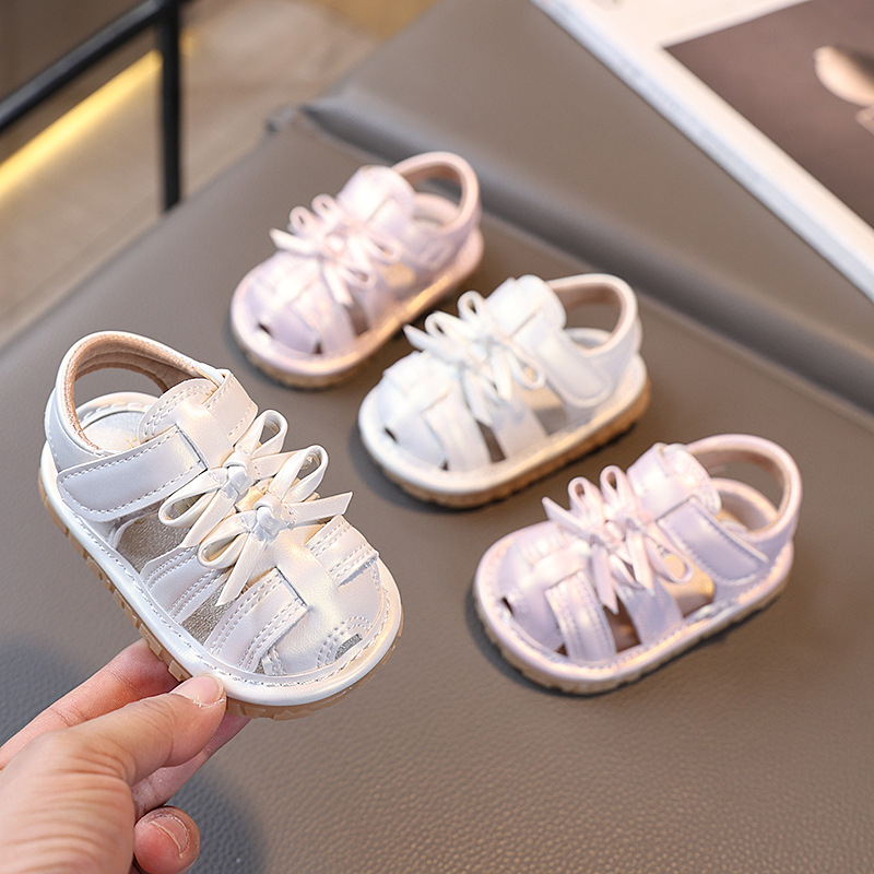 Lány Hercegnő Cipő - Koreai Stílus, Pillangó Csomó, Szintetikus Bőr, Légáteresztő, Csúszásmentes