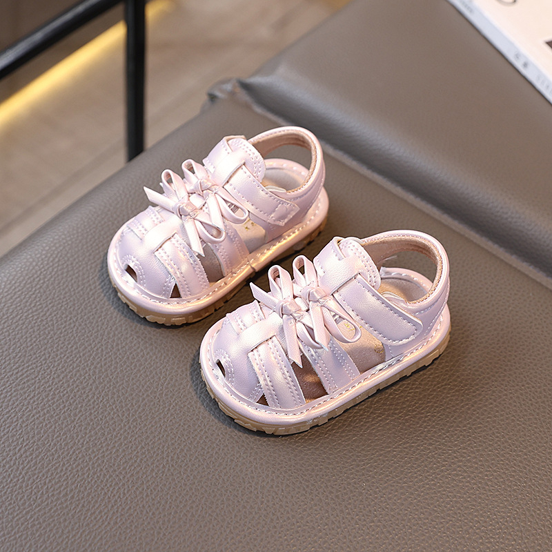 Lány Hercegnő Cipő - Koreai Stílus, Pillangó Csomó, Szintetikus Bőr, Légáteresztő, Csúszásmentes