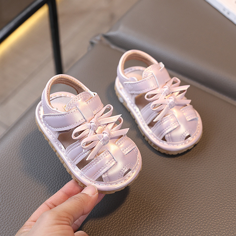 Lány Hercegnő Cipő - Koreai Stílus, Pillangó Csomó, Szintetikus Bőr, Légáteresztő, Csúszásmentes