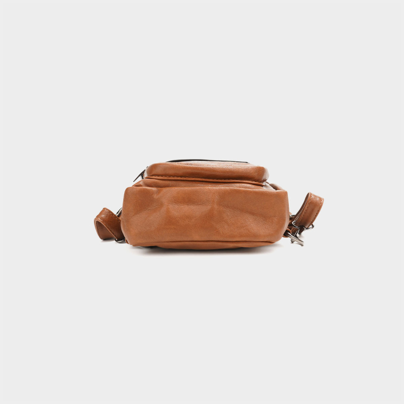 Ženska crossbody torba u euro-američkom vintage stilu, PU materijal, zatvarač, skrivena unutarnja džep, kod 60027