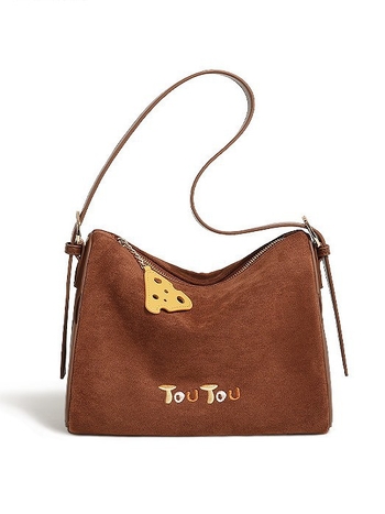 Hamansi crossbody torba, gradski minimalistički stil, velur, koža s rastlinskim taninom, uspravni kvadratni oblik, zatvarač