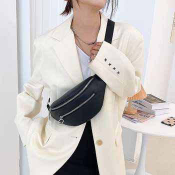 PU ženska crossbody torbica, urban minimalistički stil, mekana površina, dvostruki zatvarač, poliester podstava