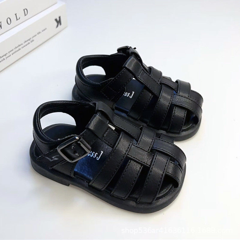 Dječji sandali u stilu Birkenstock, gornji dio od umjetne kože, Velcro kopča, gumeni potplat, za predškolsku dob 1–3 godine.