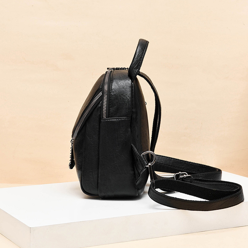 Crossbody torba, dvostruka uporaba, višestruka funkcija, PU materijal; PU podstava; zatvaranje šnuru i kopče; unutarnja džep sa zipom; unutarnji sloj