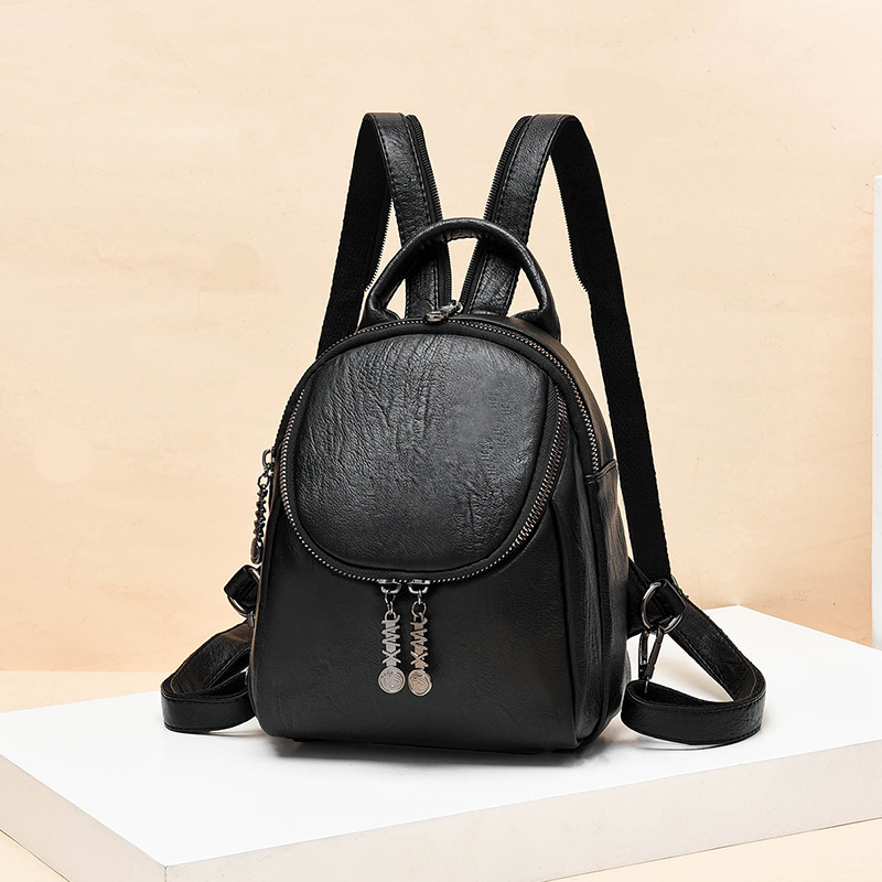 Crossbody torba, dvostruka uporaba, višestruka funkcija, PU materijal; PU podstava; zatvaranje šnuru i kopče; unutarnja džep sa zipom; unutarnji sloj