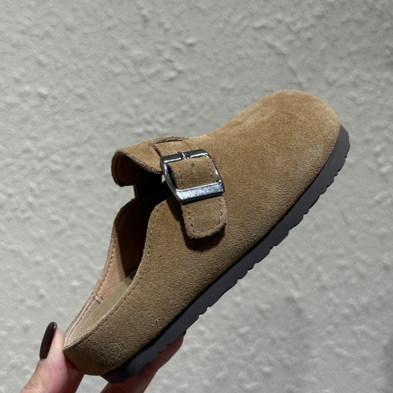 Dječje cipele od prave kože, stil brogue loafer, slip-on, gumena potplata, okrugli vrh