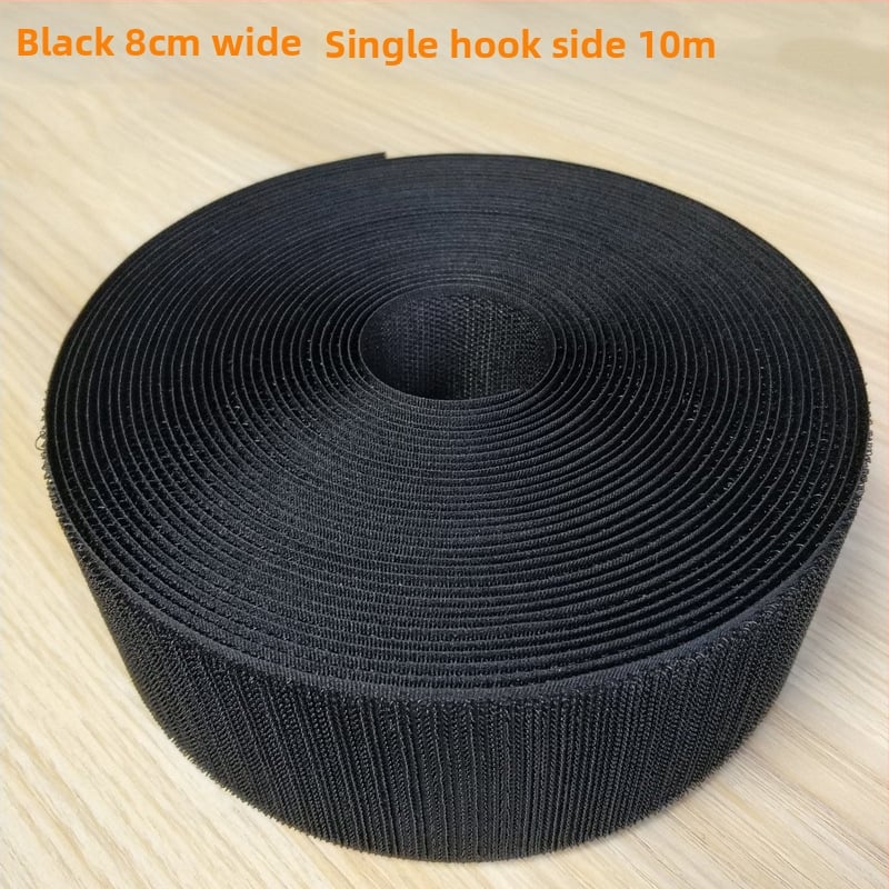 Bandă Velcro pentru fixare la cusut pe haine, încălțăminte și pălării; 50% nylon + 50% poliester.