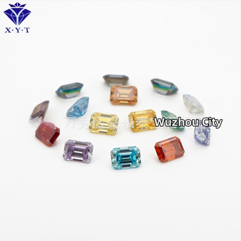 Xing Yong Tai Moissanite emerald-cut ορθογώνιος ελεύθερος λίθος, διαύγεια VVS, γυαλισμένος, τεχνητός πολύτιμος λίθος
