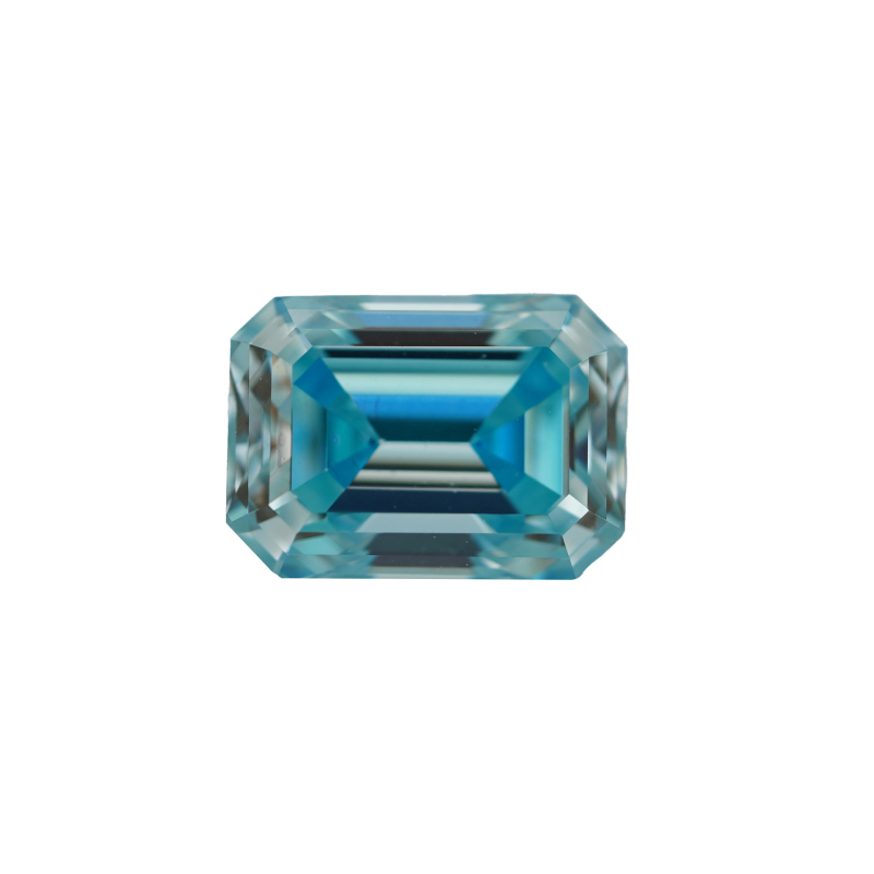 Xing Yong Tai Moissanite emerald-cut ορθογώνιος ελεύθερος λίθος, διαύγεια VVS, γυαλισμένος, τεχνητός πολύτιμος λίθος
