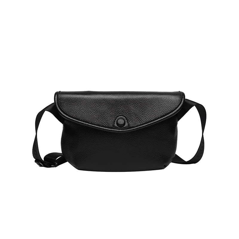 Ženska torbica od prave kože, minimalistički dizajn preko ramena, vrhunska kravlja koža, zatvaranje poklopcem, unutarnji džepovi sa zipom i džep za telefon, trodimenzionalan vanjski oblik