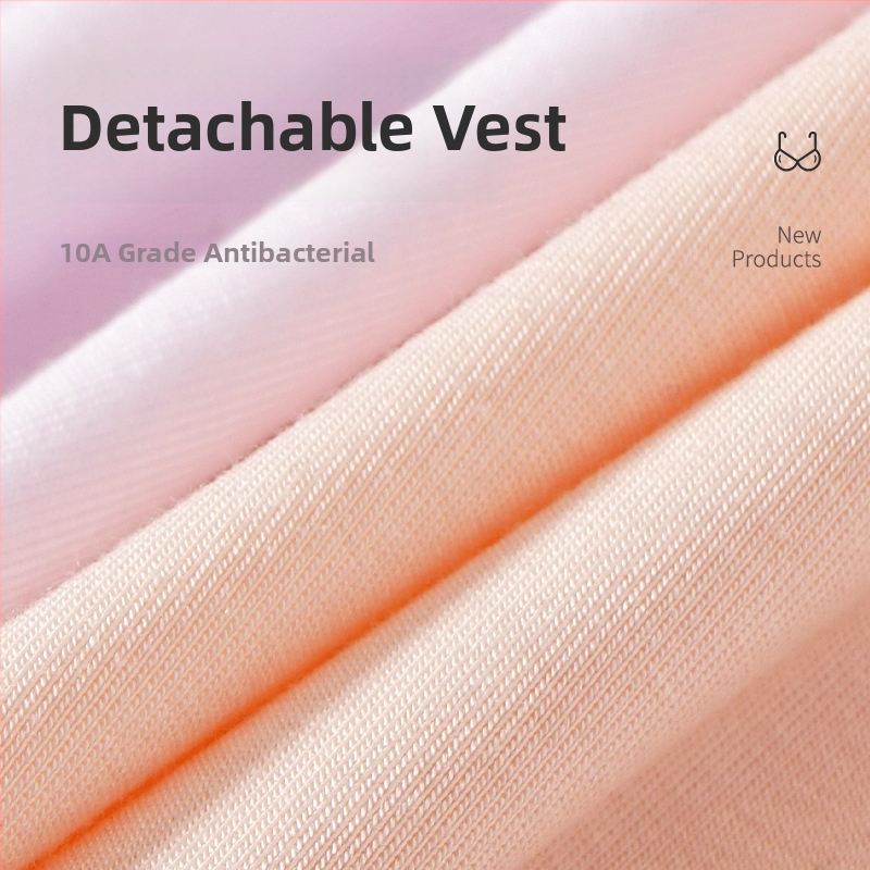 Кърмещ потник с вградени подплатени чашки, кожа-приемно целулозно влакно 80–90% съдържание, кръгло деколте, умерена дебелина, подходящ за всички сезони