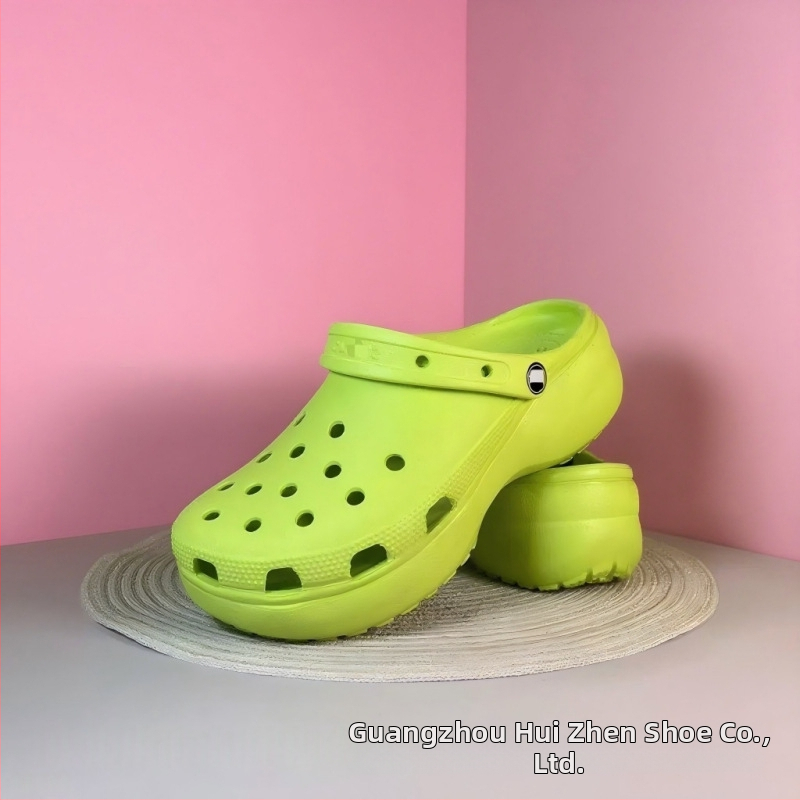 Női Cloud papucs EVA talppal, vastag talp 3 cm+, felső EVA, belső magasságnövelés 4–5 cm, légáteresztő és csúszásmentes