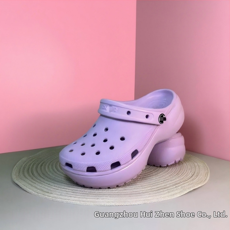 Női Cloud papucs EVA talppal, vastag talp 3 cm+, felső EVA, belső magasságnövelés 4–5 cm, légáteresztő és csúszásmentes