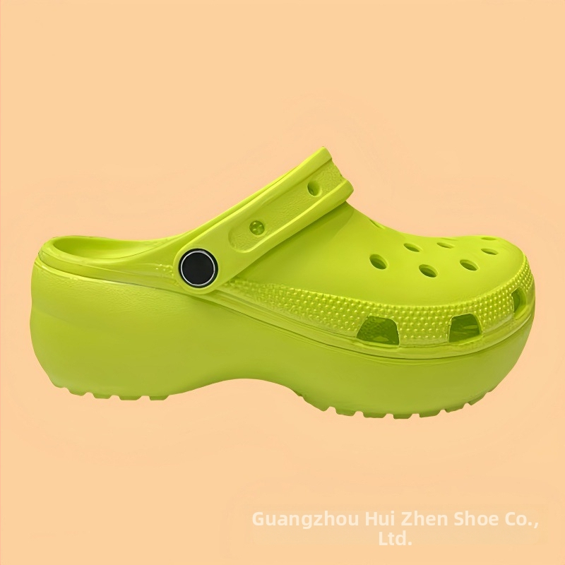 Női Cloud papucs EVA talppal, vastag talp 3 cm+, felső EVA, belső magasságnövelés 4–5 cm, légáteresztő és csúszásmentes