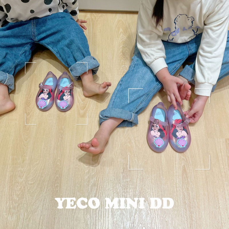 Dječje princeza sandale – Hey MINI DD, gornji materijal PVC; potplat PVC; zatvarač Velcro; uzorak Shell princess