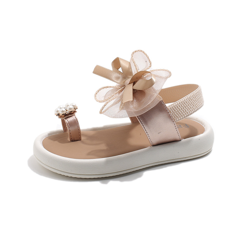 Sandale princeze za djevojčice - gornji dio od umjetne kože, gumeni potplat, Velcro kopča, ljetni model 2025, casual stil
