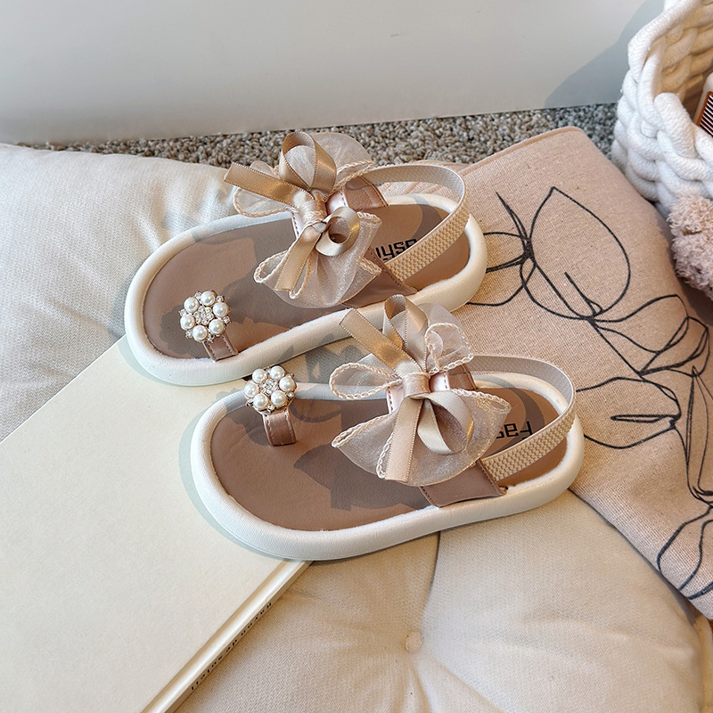 Sandale princeze za djevojčice - gornji dio od umjetne kože, gumeni potplat, Velcro kopča, ljetni model 2025, casual stil