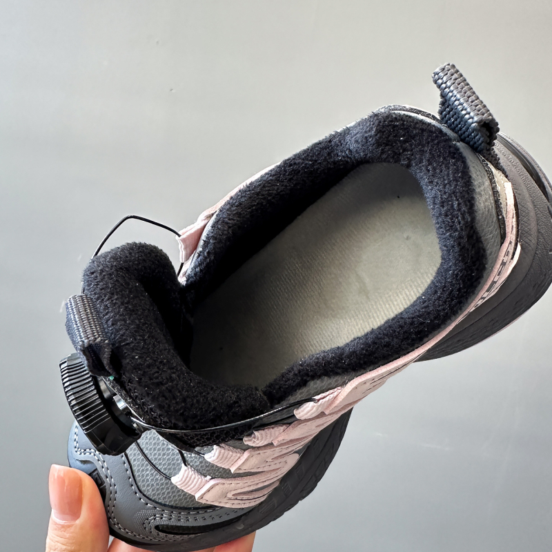 Dječje zimske tenisice s okretanjem kopče, fleece podstava, laganom EVA potplatom, unisex za djecu 4-12 godina