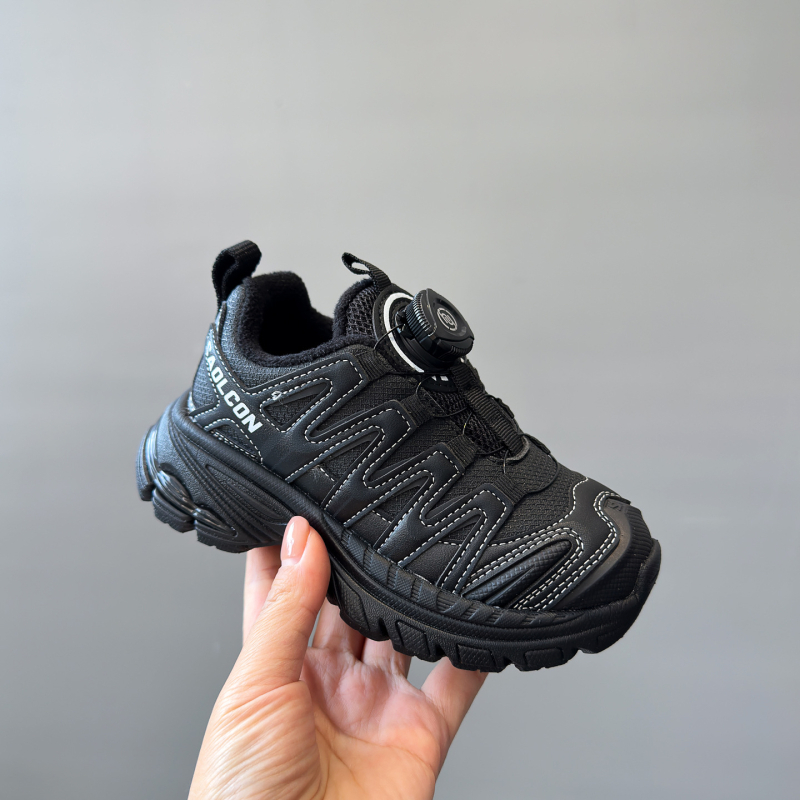 Dječje zimske tenisice s okretanjem kopče, fleece podstava, laganom EVA potplatom, unisex za djecu 4-12 godina