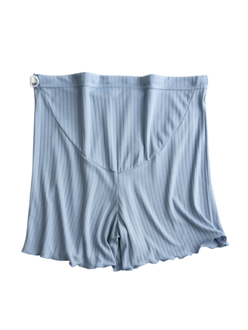 Shorturi pentru gravide, țesătură Ice Silk subțire, respirabile, croială lejeră, viscoză cu spandex