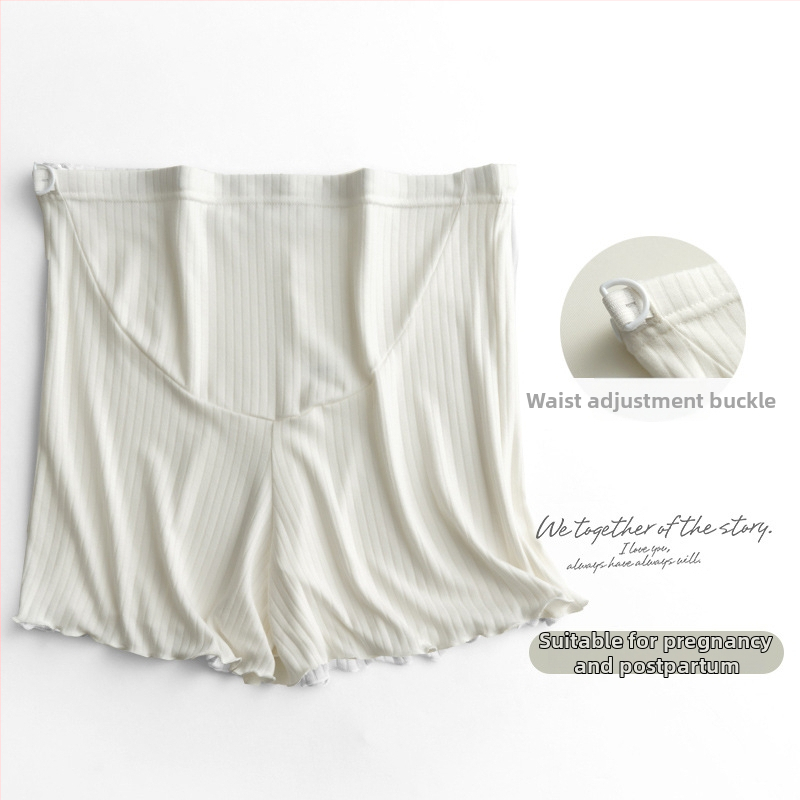 Tehotenské šortky na leto, tenký Ice Silk materiál, priedušné, voľný strih, viskóza so spandexom
