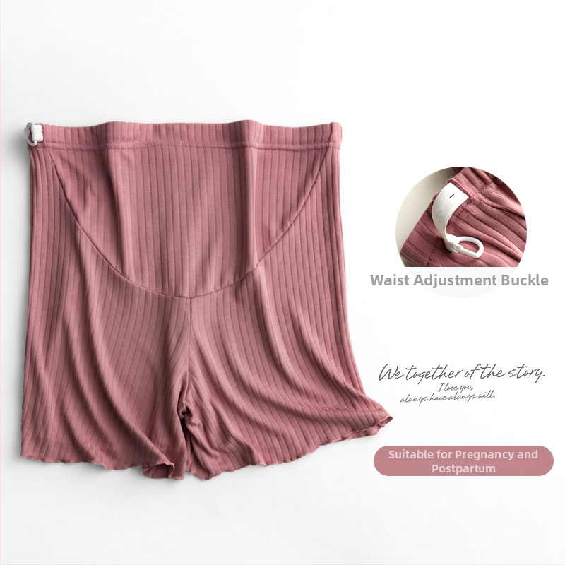Tehotenské šortky na leto, tenký Ice Silk materiál, priedušné, voľný strih, viskóza so spandexom