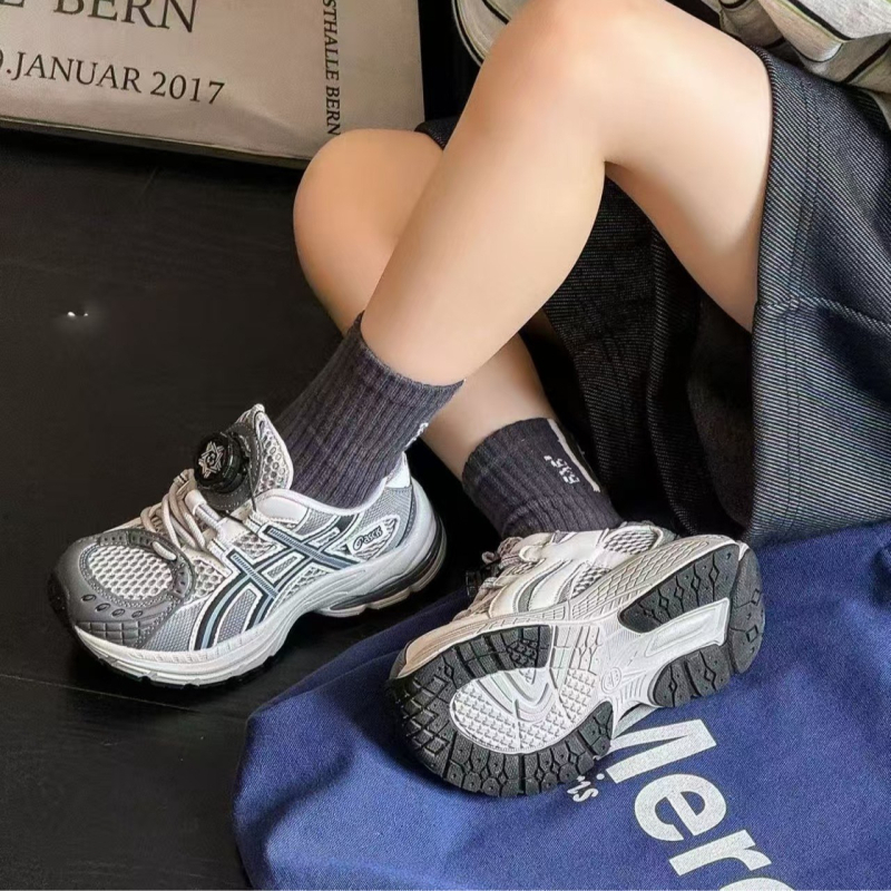 Dječje tenisice za trčanje Unisex - prozračni mrežasti gornji dio, protuklizna EVA + gumasta potplat, zatvaranje s okretno kopčom, Proljeće 2026