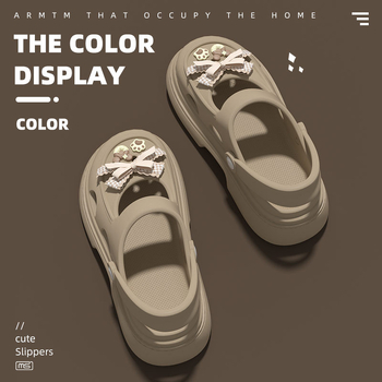 Női EVA perforált szandálok, körülbelül 8 cm vastag talppal, lélegzőek, növelik a magasságot, EVA felsőrész, injektált talp