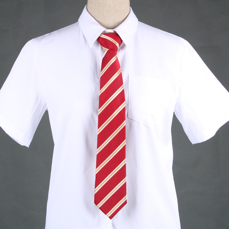 Kravata s prugama, najlonsko vlakno, žakard tkanina, unisex, za školsku uniformu