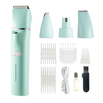 Mașină electrică de tuns pentru animale de companie cu LED, model 2406A, corp din ABS, pentru câini și pisici, ambalaj 48 buc.