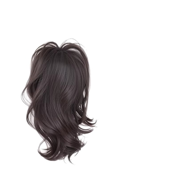 Perika Mermaid Ponytail, veliki valovi, visokotemperaturni svilen materijal, mehanizam s kopčom