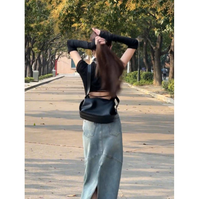 Ženska crossbody torba s cyber funkcijom, poliester tkanina, zatvarač, brend Qiu yi, za putovanja u slobodno vrijeme
