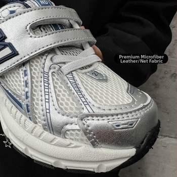 Dječje tenisice za proljeće, prozračne, s Velcro kopčanjem, lagane trkačke tenisice, unisex