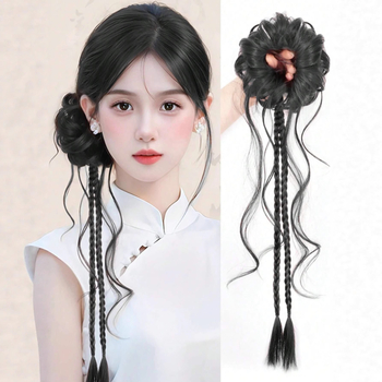 Perucă cu coadă – pachet de păr, fir de înaltă temperatură, procesare mecanică, model Py620-2/2