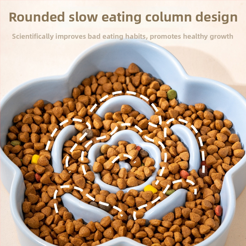 Κεραμικό μπολ αργής σίτισης για σκύλους και γάτες, μάρκα Yuemeiji, anti-πνιγμός, προέλευση Chaozhou