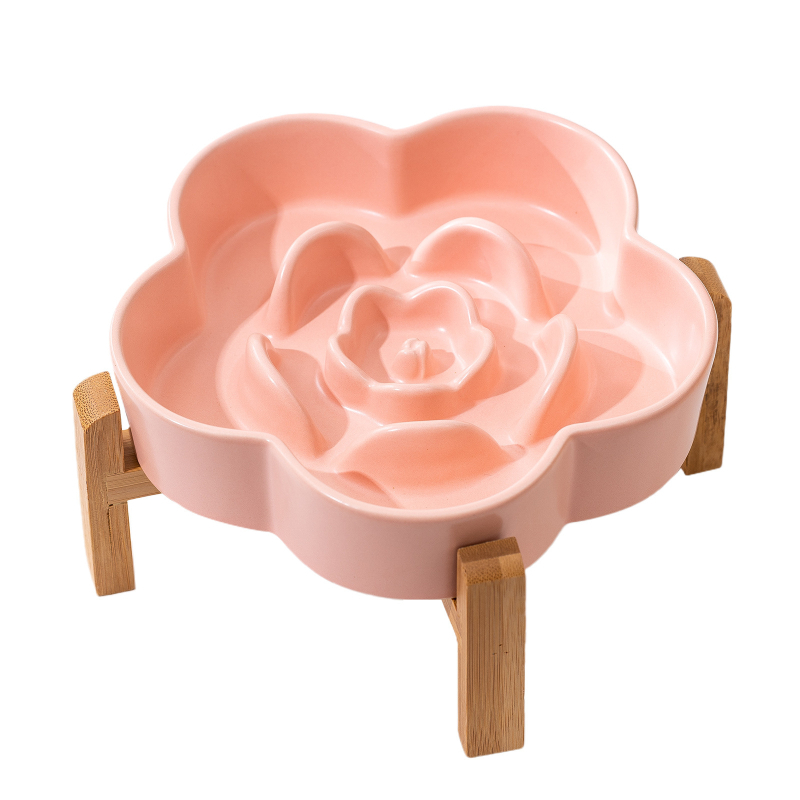 Κεραμικό μπολ αργής σίτισης για σκύλους και γάτες, μάρκα Yuemeiji, anti-πνιγμός, προέλευση Chaozhou